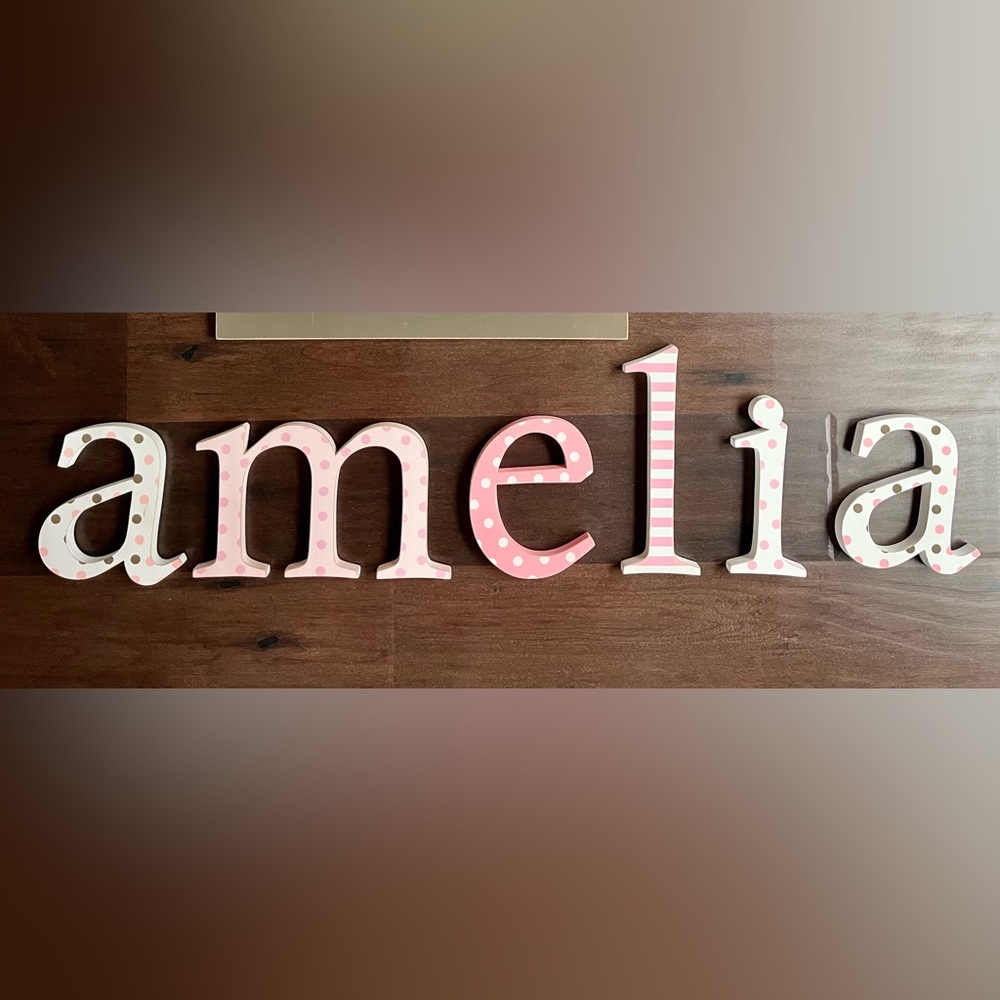 Restoration Hardware Kids Wooden Decorative Letters